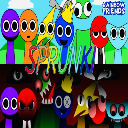 Sprunki Rainbow Friends: Create Music with Rainbow Friends
